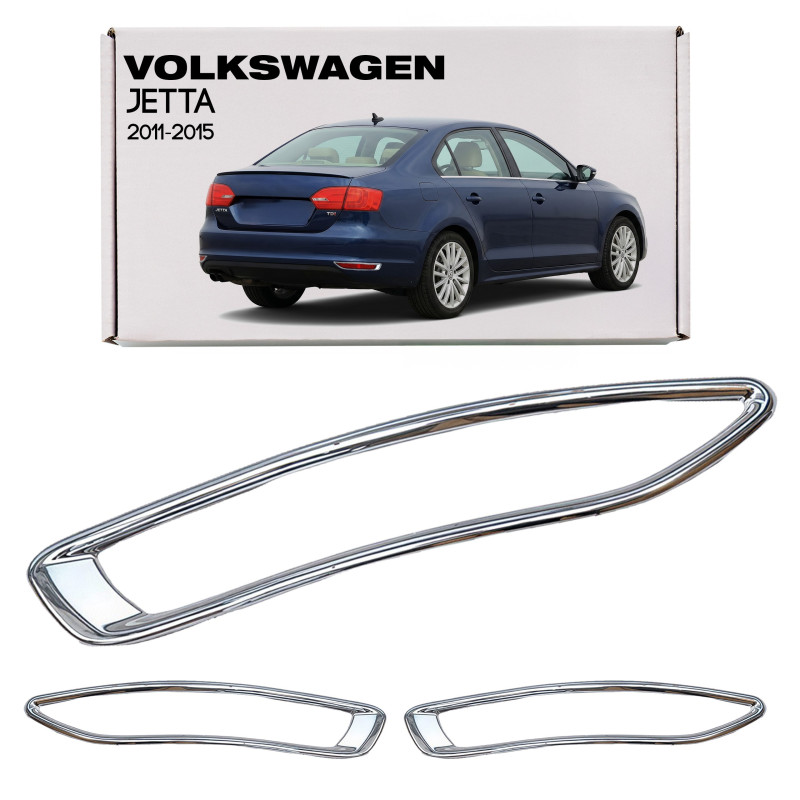 VOLKSWAGEN JETTA 2011-2015 OUTLET CORNICI FENDINEBBIA POSTERIORI (Cod. AP-1219_A4x4)