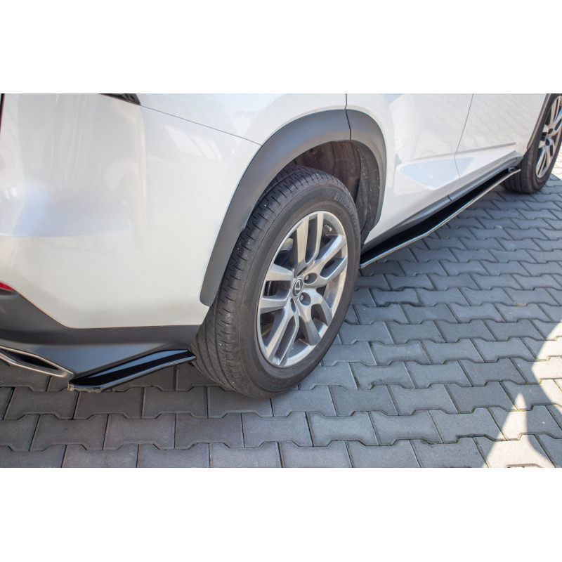 Splitters posteriori laterali Lexus NX Facelift (Cod. M-LE-NX-1F-H-RSD1G)