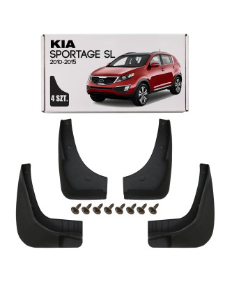 KIA SPORTAGE III SL 2010-2015 PARASPRUZZI PER VERSIONE CON PEDANE LATERALI (Cod. AP-10479_A4x4)