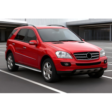 MERCEDES ML W164 2005-2011 PEDANE LATERALI SOTTOPORTA (Cod. AP-19577_A4x4)