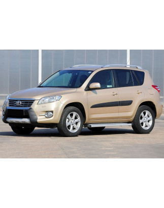 TOYOTA RAV4 III XA30 2005-2012 ARGENTO BARRE LONGITUDINALI TETTO OEM (Cod. AP-19592_A4x4)