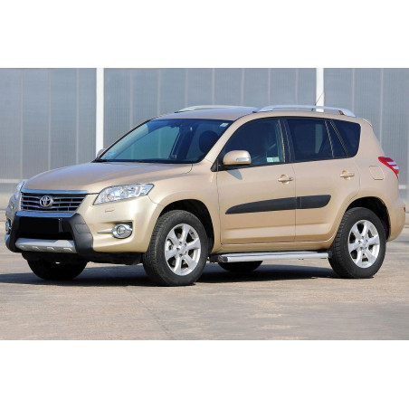 TOYOTA RAV4 III XA30 2005-2012 ARGENTO BARRE LONGITUDINALI TETTO OEM (Cod. AP-19592_A4x4)