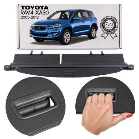 TOYOTA RAV4 III XA30 2005-2012 CAPPELLIERA COPRIBAGAGLI NERA 64910-42929-BO (Cod. AP-19605_A4x4)