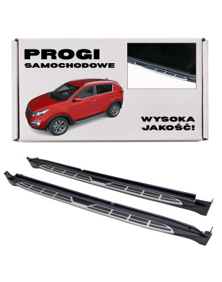 KIA SPORTAGE R 2010-2015 PEDANE LATERALI SOTTOPORTA (Cod. AP-19612_A4x4)