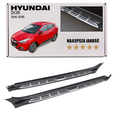 HYUNDAI IX35 LM 2010-2015 PEDANE LATERALI SOTTOPORTA (Cod. AP-19613_A4x4)