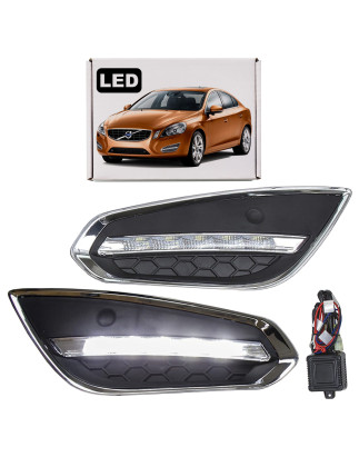 VOLVO S60 II 2010-2013 LUCI DIURNE LED DRL 10W (Cod. AP-19631_A4x4)