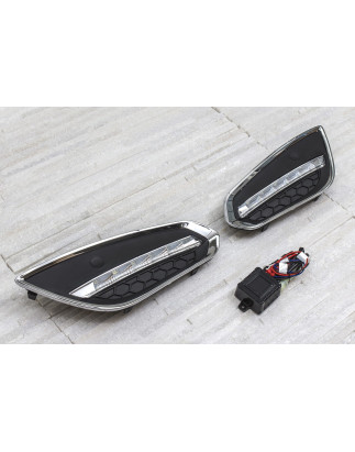 VOLVO S60 II 2010-2013 LUCI DIURNE LED DRL 10W (Cod. AP-19631_A4x4)