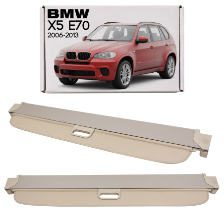 BMW X5 E70 2006-2013 CAPPELLIERA COPRIBAGAGLI BEIGE 51476972713 (Cod. AP-19635_A4x4)