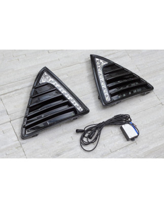 FORD FOCUS MK3 III 2010-2014 LUCI DIURNE DRL LED 14W (Cod. AP-20073_A4x4)