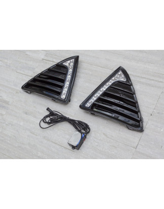 FORD FOCUS MK3 III 2010-2014 LUCI DIURNE DRL LED 14W (Cod. AP-20073_A4x4)