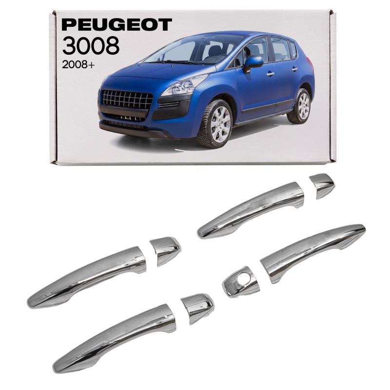 PEUGEOT 3008 2008+ COPRIMANIGLIE DECORATIVE (Cod. AP-20079_A4x4)