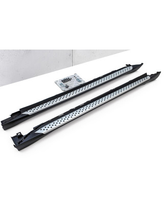 BMW X6 E71/E72 2007-2014 PEDANE LATERALI SOTTOPORTA (Cod. AP-20111_A4x4)