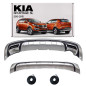KIA SPORTAGE III SL 2010-2015 PROTEZIONI PARAURTI CON USCITA SCARICO (Cod. AP-20116_A4x4)