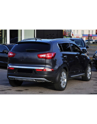 KIA SPORTAGE III SL 2010-2015 PROTEZIONI PARAURTI CON USCITA SCARICO (Cod. AP-20116_A4x4)