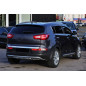 KIA SPORTAGE III SL 2010-2015 PROTEZIONI PARAURTI CON USCITA SCARICO (Cod. AP-20116_A4x4)