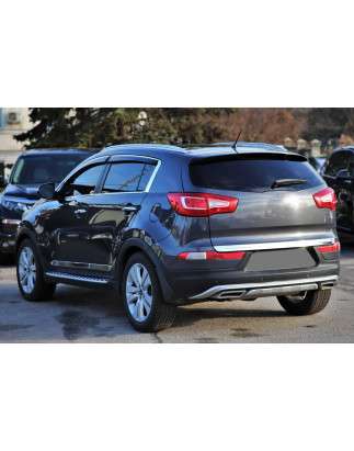 KIA SPORTAGE III SL 2010-2015 PROTEZIONI PARAURTI CON USCITA SCARICO (Cod. AP-20116_A4x4)