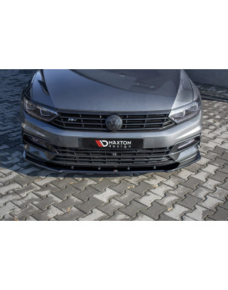 SPLITTER ANTERIORE V.1 Volkswagen Passat R-Line B8 (Cod. M-VW-PA-B8-RLINE-FD1G)