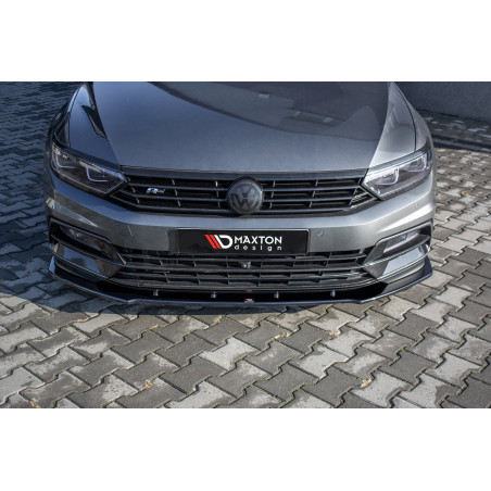 SPLITTER ANTERIORE V.1 Volkswagen Passat R-Line B8 (Cod. M-VW-PA-B8-RLINE-FD1G)