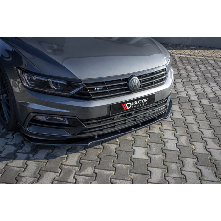 SPLITTER ANTERIORE V.1 Volkswagen Passat R-Line B8 (Cod. M-VW-PA-B8-RLINE-FD1G)