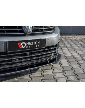 SPLITTER ANTERIORE V.1 Volkswagen Passat R-Line B8 (Cod. M-VW-PA-B8-RLINE-FD1G)