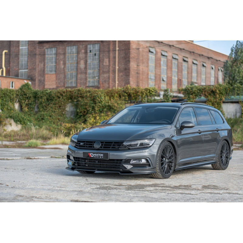 SPLITTER ANTERIORE V.2 Volkswagen Passat R-Line B8 (Cod. M-VW-PA-B8-RLINE-FD2G)