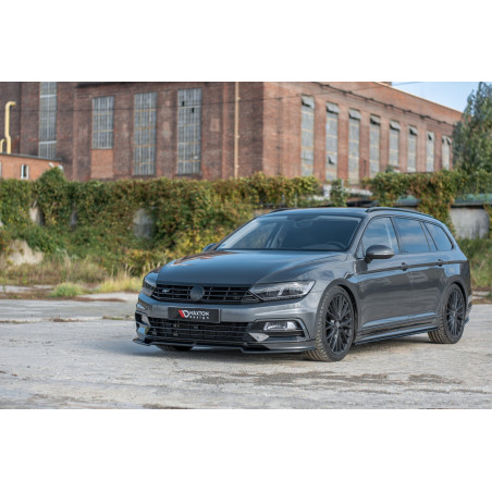SPLITTER ANTERIORE V.2 Volkswagen Passat R-Line B8 (Cod. M-VW-PA-B8-RLINE-FD2G)