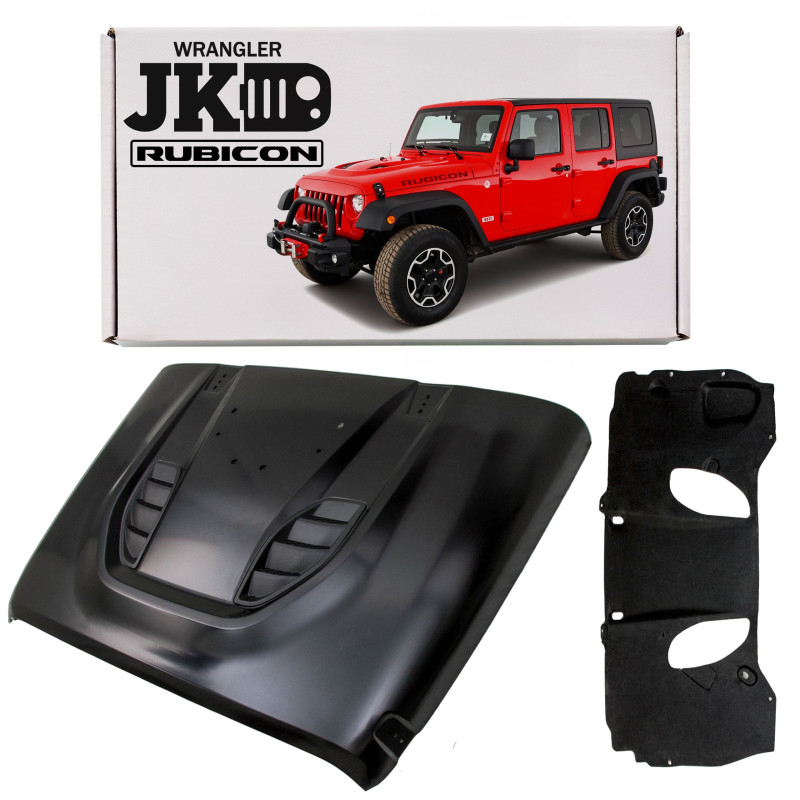 JEEP WRANGLER JK 2007-2018 COFANO RUBICON 10TH. ANNIVERSARY (Cod. AP-20163_A4x4)