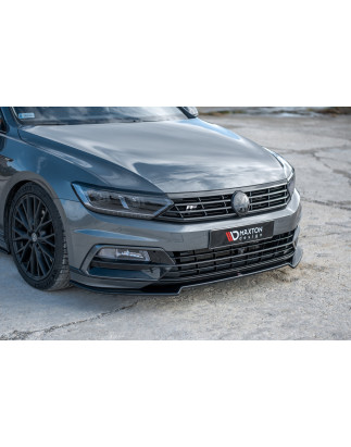 SPLITTER ANTERIORE V.2 Volkswagen Passat R-Line B8 (Cod. M-VW-PA-B8-RLINE-FD2G)