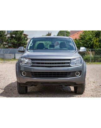 VOLKSWAGEN AMAROK 2009-2020 CROMATI RIVESTIMENTI ANTERIORI GRIGLIE PARAURTI (Cod. AP-20221_A4x4)