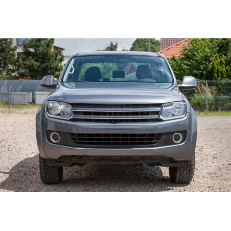 VOLKSWAGEN AMAROK 2009-2020 CROMATI RIVESTIMENTI ANTERIORI GRIGLIE PARAURTI (Cod. AP-20221_A4x4)