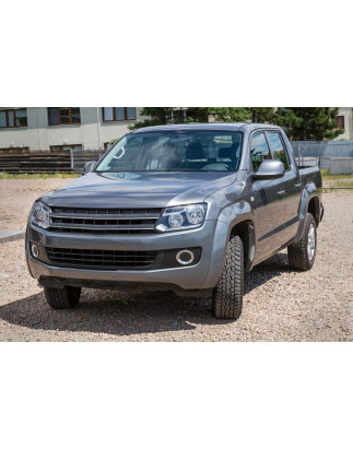 VOLKSWAGEN AMAROK 2009-2020 CROMATI RIVESTIMENTI ANTERIORI GRIGLIE PARAURTI (Cod. AP-20221_A4x4)