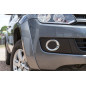 VOLKSWAGEN AMAROK 2009-2020 CROMATI RIVESTIMENTI ANTERIORI GRIGLIE PARAURTI (Cod. AP-20221_A4x4)