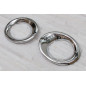 VOLKSWAGEN AMAROK 2009-2020 CROMATI RIVESTIMENTI ANTERIORI GRIGLIE PARAURTI (Cod. AP-20221_A4x4)