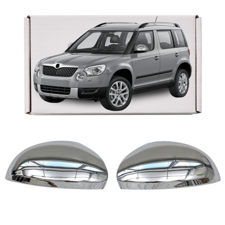 SKODA YETI 2009-2017 DECORATIVE CALOTTE SPECCHI (Cod. AP-20277_A4x4)