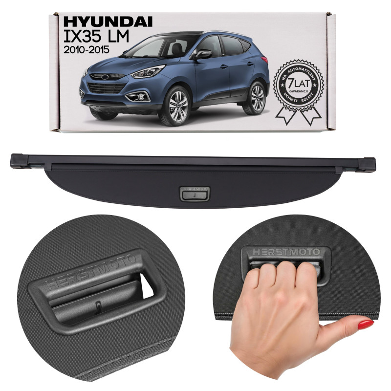 HYUNDAI IX35 LM 2010-2015 CAPPELLIERA COPRIBAGAGLI NERA 85910-24000 (Cod. AP-20295_A4x4)