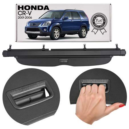 HONDA CR-V II 2001-2006 CAPPELLIERA COPRIBAGAGLI NERA 84400-S9A-013ZA (Cod. AP-20307_A4x4)