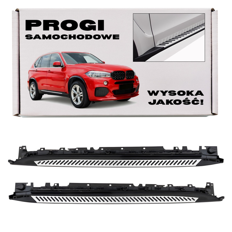 BMW X5 III F15 2013-2018 PEDANE LATERALI SOTTOPORTA 51952357132 (Cod. AP-20330_A4x4)
