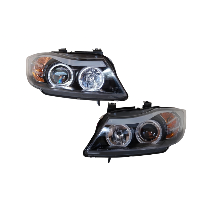 Fari Anteriori BMW E90 / E91 05-08 Nero (Cod. E-FAB0085)