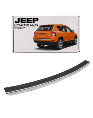 JEEP COMPASS E MK49 2011-2017 RESTYLING PROTETTIVA MODANATURA PARAURTI POSTERIORE 68091514AA (Cod. A