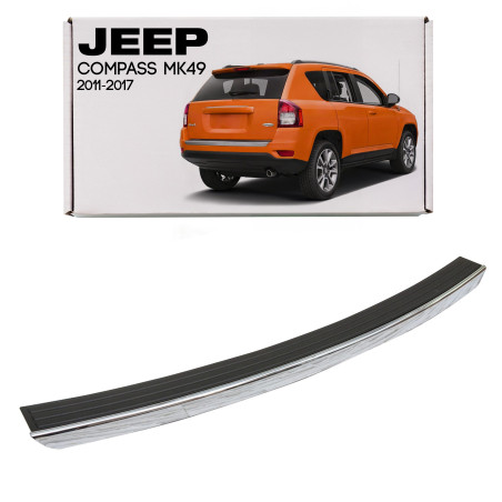 JEEP COMPASS E MK49 2011-2017 RESTYLING PROTETTIVA MODANATURA PARAURTI POSTERIORE 68091514AA (Cod. A