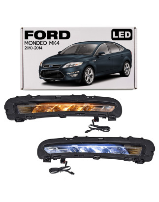 FORD MONDEO MK4 IV 2010-2014 LUCI DIURNE LED (Cod. AP-23907_A4x4)