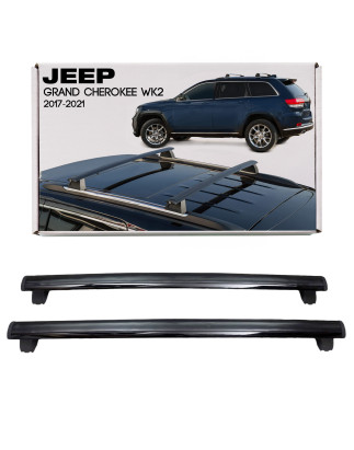 JEEP GRAND CHEROKEE IV WK2 2010-2021 BARRE TRASVERSALI TETTO 82212072AB STILE OEM (Cod. AP-23916_A4x
