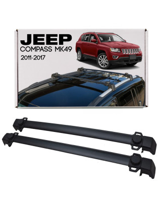 JEEP COMPASS E MK49 2011-2017 RESTYLING TRAVERSE TETTO STILE OEM (Cod. AP-23919_A4x4)