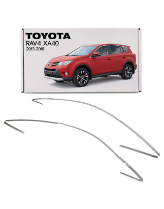 TOYOTA RAV4 IV XA40 2013-2018 IN ACCIAIO MODANATURE FINESTRINI (Cod. AP-24508_A4x4)