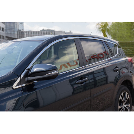 TOYOTA RAV4 IV XA40 2013-2018 IN ACCIAIO MODANATURE FINESTRINI (Cod. AP-24508_A4x4)