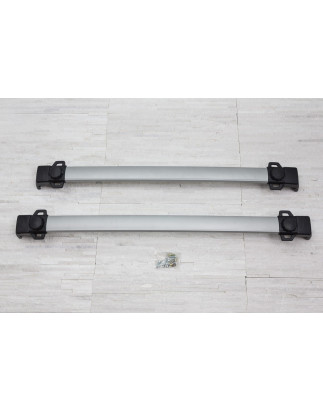 MITSUBISHI ASX 2010+ ARGENTO BARRE TRASVERSALI PER RAIL TETTO (Cod. AP-24592_A4x4)