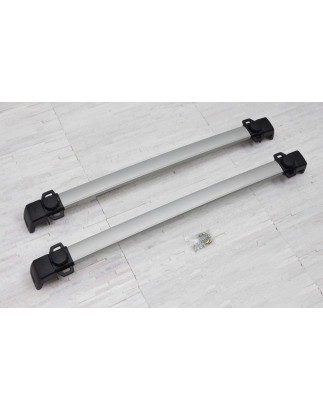 MITSUBISHI ASX 2010+ ARGENTO BARRE TRASVERSALI PER RAIL TETTO (Cod. AP-24592_A4x4)