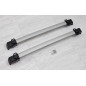 MITSUBISHI ASX 2010+ ARGENTO BARRE TRASVERSALI PER RAIL TETTO (Cod. AP-24592_A4x4)