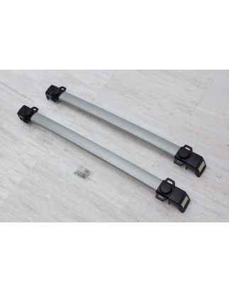 MITSUBISHI ASX 2010+ ARGENTO BARRE TRASVERSALI PER RAIL TETTO (Cod. AP-24592_A4x4)