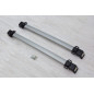 MITSUBISHI ASX 2010+ ARGENTO BARRE TRASVERSALI PER RAIL TETTO (Cod. AP-24592_A4x4)